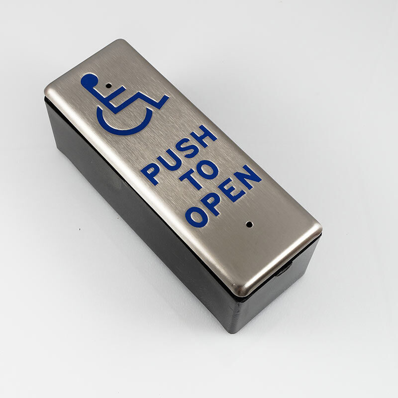 Door Opener Narrow Wireless Push Pad Handicap Push To Open